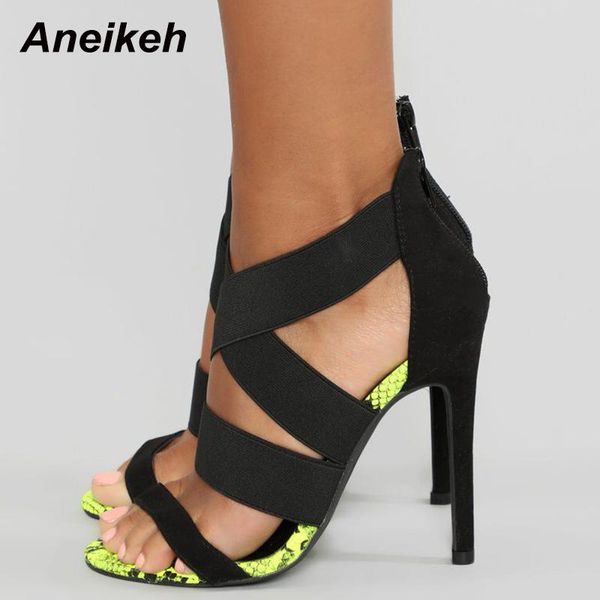 aneikeh 2020 gladiator sandals fashion shoes women sandals high heels open toe thin heels ankle strap elastic band shoes pumps, Black
aneikeh 2020 gladiator sandals fashion shoes women sandals high heels open toe thin heels ankle strap elastic band shoes pumps, Black
