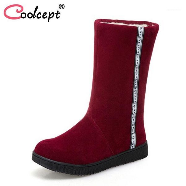 coolcept women snow boots winter warm thick fur shoes woman half short simple flats boots plush fringes shoes size 31-411, Black
coolcept women snow boots winter warm thick fur shoes woman half short simple flats boots plush fringes shoes size 31-411, Black