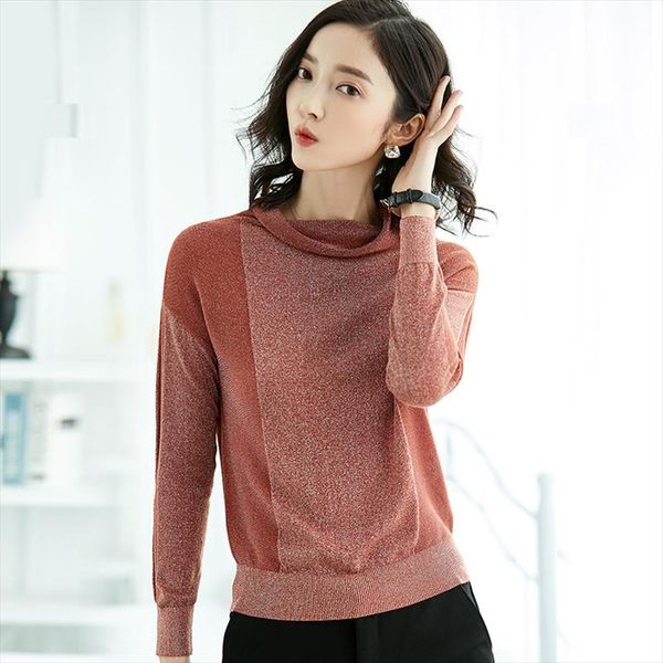 knitted pullovers women sweaters 2018 new autumn light silk long sleeve ruffled collar fashion pull femme woman knit, White;black
knitted pullovers women sweaters 2018 new autumn light silk long sleeve ruffled collar fashion pull femme woman knit, White;black