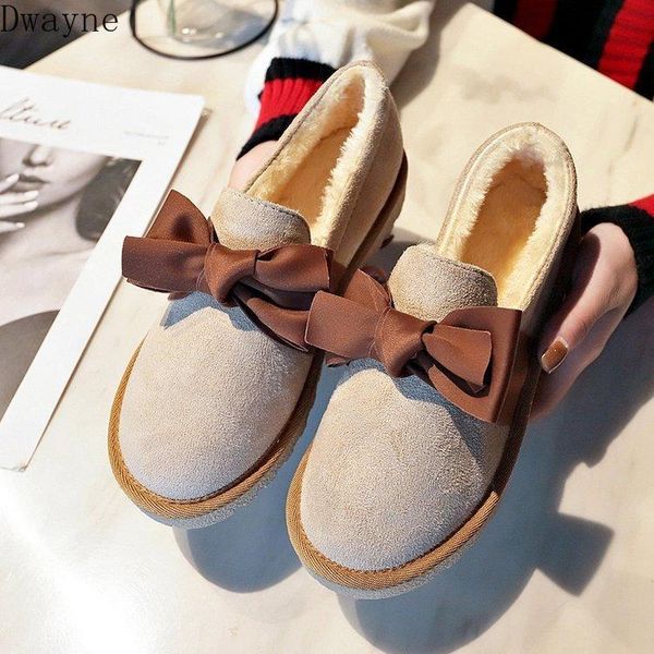 2020 autumn new fashion simple color matching snow boots women retro style bow decoration plus velvet warm casual boots, Black
2020 autumn new fashion simple color matching snow boots women retro style bow decoration plus velvet warm casual boots, Black