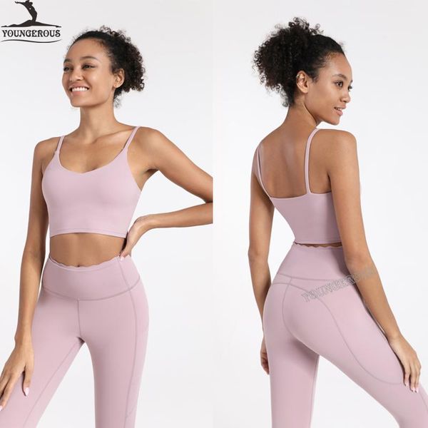 elegant v-neck strapless lingerie sports bra women vest halter gym yoga top, White;black
elegant v-neck strapless lingerie sports bra women vest halter gym yoga top, White;black