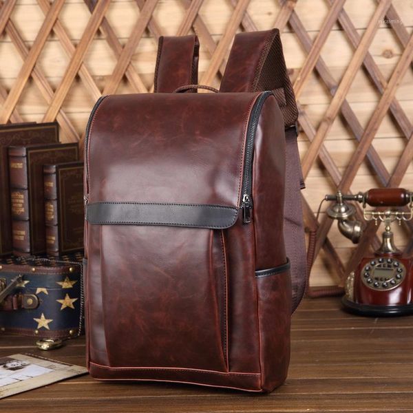 pu faux leather lapmen's backpack travel school bag casual buiness backpacks large capacity satchels bagpack1
pu faux leather lapmen's backpack travel school bag casual buiness backpacks large capacity satchels bagpack1