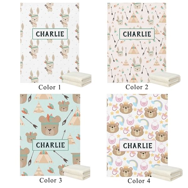 lvyziho rabbit/bear personalized baby name custom baby blanket - 30x40 inches / 48x60 inches - flannel fleece blanket y201009
lvyziho rabbit/bear personalized baby name custom baby blanket - 30x40 inches / 48x60 inches - flannel fleece blanket y201009