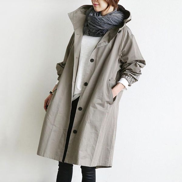 women's trench coats long women black for female 2021 autumn winter outwear cardigan fashion clothing femme lady, Tan;black
women's trench coats long women black for female 2021 autumn winter outwear cardigan fashion clothing femme lady, Tan;black