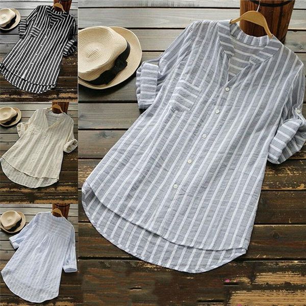 women retro v neck long sleeve casual loose baggy tunic blouse plus size drop shipping, White
women retro v neck long sleeve casual loose baggy tunic blouse plus size drop shipping, White