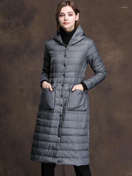 women's down & parkas ayusnue autumn winter white duck women hooded korean long ultra light coat female puffer jacket 2021 smxm8037 kj2, Black 
women's down & parkas ayusnue autumn winter white duck women hooded korean long ultra light coat female puffer jacket 2021 smxm8037 kj2, Black
