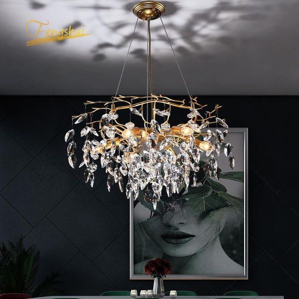 nordic loft led crystal chandelier for living room cluster pendant lamp l hall indoor decor restaurant hanging lamp lighting
nordic loft led crystal chandelier for living room cluster pendant lamp l hall indoor decor restaurant hanging lamp lighting