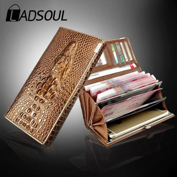 ladsoul 2020 мода длинные дамы casual марка pu 3d рельефный крокодил шаблон мужской кошелек
ladsoul 2020 мода длинные дамы casual марка pu 3d рельефный крокодил шаблон мужской кошелек