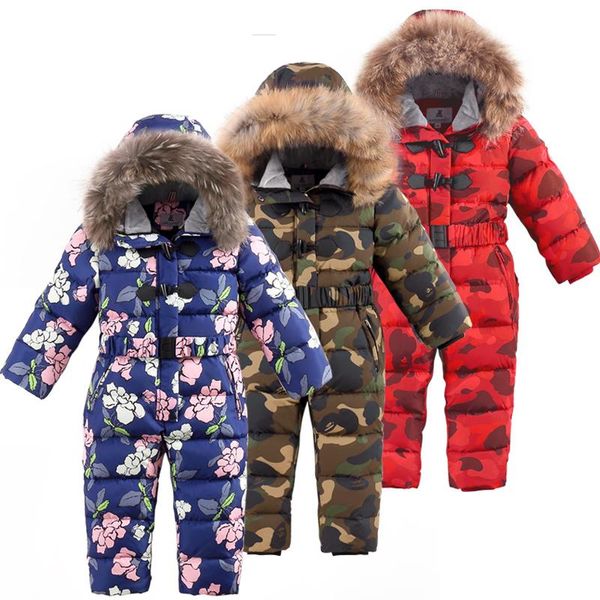 30 degrees russian winter children's one-piece down jacket boys 'thick down ski suit girls' white duck down jumpsuit snowsui, Blue;gray
30 degrees russian winter children's one-piece down jacket boys 'thick down ski suit girls' white duck down jumpsuit snowsui, Blue;gray