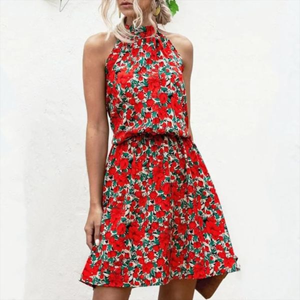 women summer dress floral dress fashion beach halter dresses elegant bohemian casual loose ladies drop shipping, Black;gray
women summer dress floral dress fashion beach halter dresses elegant bohemian casual loose ladies drop shipping, Black;gray