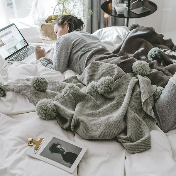 pure cotton color matching knitted ball thread blanket office nap shawl leisure air conditioning pgraphy prop pillow blanket1 
pure cotton color matching knitted ball thread blanket office nap shawl leisure air conditioning pgraphy prop pillow blanket1