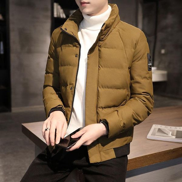 men's down & parkas 2021 luxury designer padded jacket korean style short stand-up collar warm, Black
men's down & parkas 2021 luxury designer padded jacket korean style short stand-up collar warm, Black