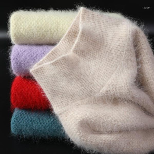 autumn and winter new high-neck cashmere sweater ladies sweater pullover loose short thick knitted bottoming shirt1, White;black
autumn and winter new high-neck cashmere sweater ladies sweater pullover loose short thick knitted bottoming shirt1, White;black