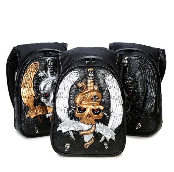 fashion 3d embossed pug dog backpack hooded skull backpack europe halloween steampunk rivet hat bags women men handbags
fashion 3d embossed pug dog backpack hooded skull backpack europe halloween steampunk rivet hat bags women men handbags