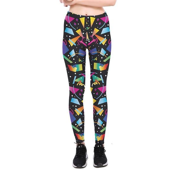 leggings fitness women's gradient shape color legging fashion stretch digital print pants cool trousers wholesale, Black
leggings fitness women's gradient shape color legging fashion stretch digital print pants cool trousers wholesale, Black