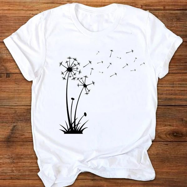 women graphic dandelion plant clothing fashion 90s ladies printing print clothes lady tees female t shirt womens t-shirt, White
women graphic dandelion plant clothing fashion 90s ladies printing print clothes lady tees female t shirt womens t-shirt, White
