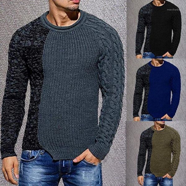 men's fashion round neck personality color matching wild pullover slim sweater versatile pullover slim sweater1, White;black
men's fashion round neck personality color matching wild pullover slim sweater versatile pullover slim sweater1, White;black