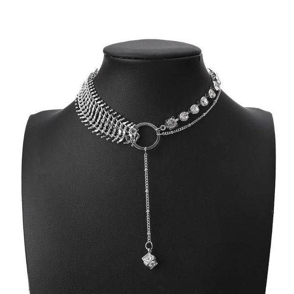 ansoaa 2021 новая модная цепочка choker 2 слои ожерелье панк hiphop fishbone серебряное цветное ожерелье воротник хрустальные цепные украшен, Silver
ansoaa 2021 новая модная цепочка choker 2 слои ожерелье панк hiphop fishbone серебряное цветное ожерелье воротник хрустальные цепные украшен, Silver
