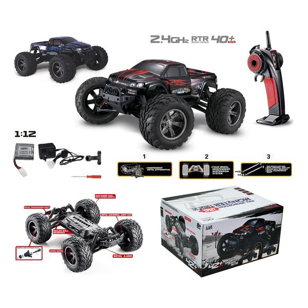 brand new 9115 1:12 rc 4wd driving car brushed motors drive bigfoot car remote control car model off-road vehicle toy
brand new 9115 1:12 rc 4wd driving car brushed motors drive bigfoot car remote control car model off-road vehicle toy