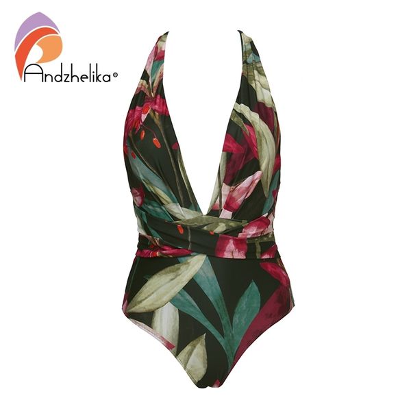 andzhelika floral leaves v-neck one piece swimsuit women halter swimwear bodysuit monokini swimwear girl beach bathing suits y200824, White;black
andzhelika floral leaves v-neck one piece swimsuit women halter swimwear bodysuit monokini swimwear girl beach bathing suits y200824, White;black