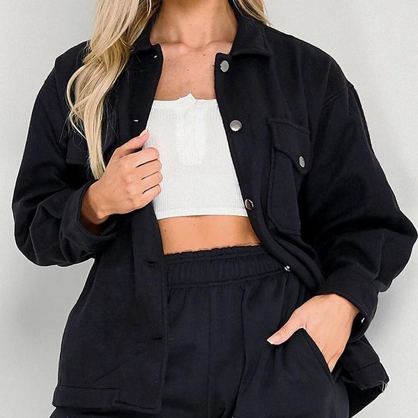 women single breasted turn down collar wool coat casual long sleeve button pocket outwear female solid loose streetwear jacket h wmtnye
women single breasted turn down collar wool coat casual long sleeve button pocket outwear female solid loose streetwear jacket h wmtnye