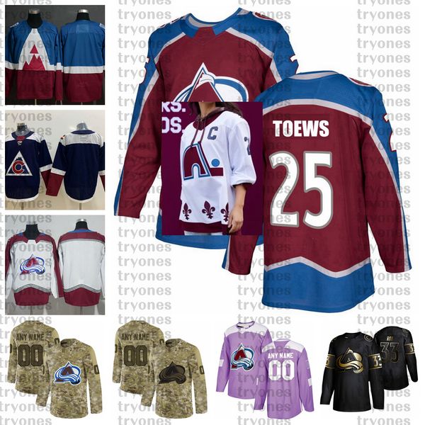 2021 reverse retro customize #25 devon toews colorado avalanche hockey jerseys golden edition camo veterans day fights cancer shirts, Black;red
2021 reverse retro customize #25 devon toews colorado avalanche hockey jerseys golden edition camo veterans day fights cancer shirts, Black;red