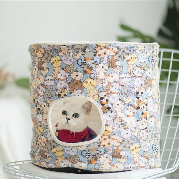 cat beds & furniture multi-function pet bed comfortable cat's nest closed tent mat warm in winter for sleeping house 4 1
cat beds & furniture multi-function pet bed comfortable cat's nest closed tent mat warm in winter for sleeping house 4 1