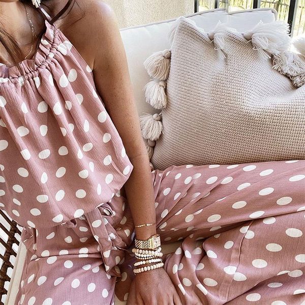 women jumpsuit 2020 summer chiffon sleeveless vest waistband jumpsuit polka dot women overalls romper women jumpsuits, Black;white
women jumpsuit 2020 summer chiffon sleeveless vest waistband jumpsuit polka dot women overalls romper women jumpsuits, Black;white