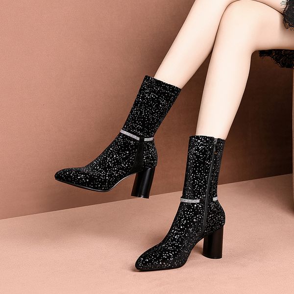 2021 womenmid-calf bootsspot strain flannel 22-24.5cm length spring and autumn woman heel round women's pearl shoes 4ev4, Black
2021 womenmid-calf bootsspot strain flannel 22-24.5cm length spring and autumn woman heel round women's pearl shoes 4ev4, Black
