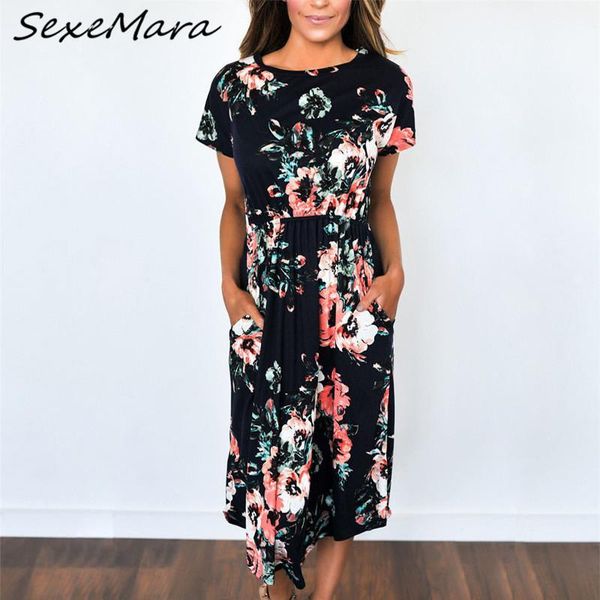 casual dresses summer 2021 print vinage maxi dress fashion elegant o-neck pockets draped women1, Black;gray
casual dresses summer 2021 print vinage maxi dress fashion elegant o-neck pockets draped women1, Black;gray