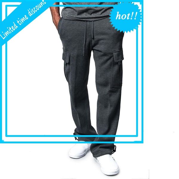 gentlemen fleece cargo jogging pants winter casual loss jogger multi pocket workout training sport broek athletic active trackpants, Black
gentlemen fleece cargo jogging pants winter casual loss jogger multi pocket workout training sport broek athletic active trackpants, Black