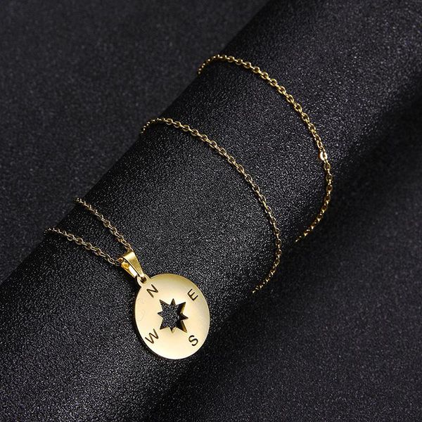 vcu compass necklace mirror stainless steel round hollow compass pendant jewelry, Silver
vcu compass necklace mirror stainless steel round hollow compass pendant jewelry, Silver