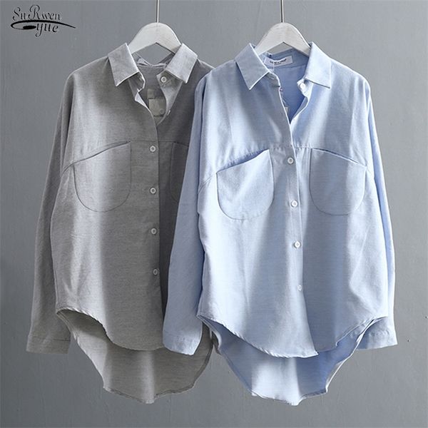 new long sleeve plus size solid blouse women shirt casual loose vintage cardigan women blouse chemisier femme lj200831, White
new long sleeve plus size solid blouse women shirt casual loose vintage cardigan women blouse chemisier femme lj200831, White