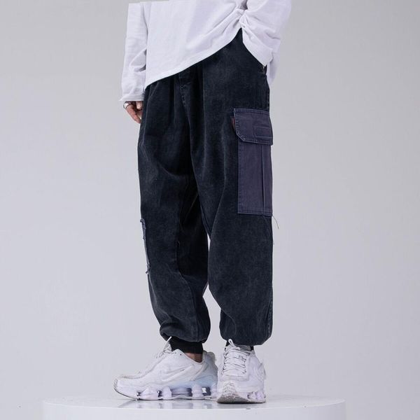 2021 new patch stitching patchwork casual mens oversized streetwear hip hop harem pants harajuku elastic joggers men trousers n1qm, Black
2021 new patch stitching patchwork casual mens oversized streetwear hip hop harem pants harajuku elastic joggers men trousers n1qm, Black