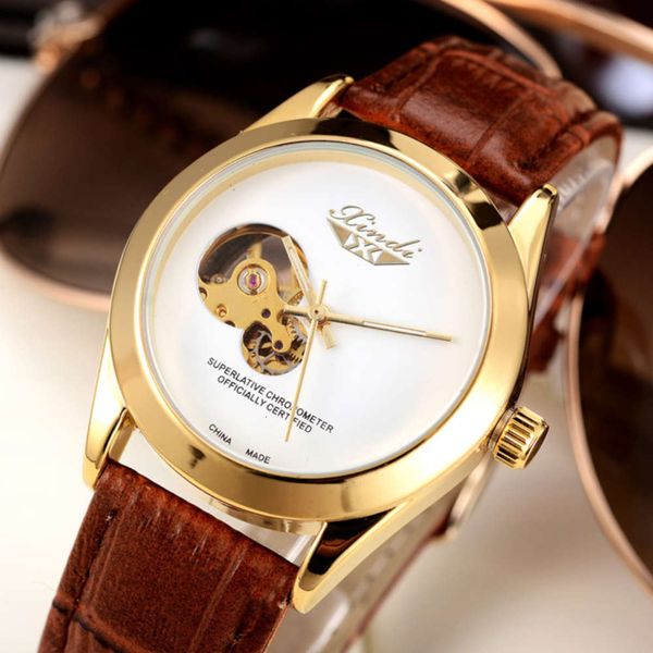 xindi hollow out automatic mechanical wechat watch men's personalized watch men's watch, Slivery;brown
xindi hollow out automatic mechanical wechat watch men's personalized watch men's watch, Slivery;brown