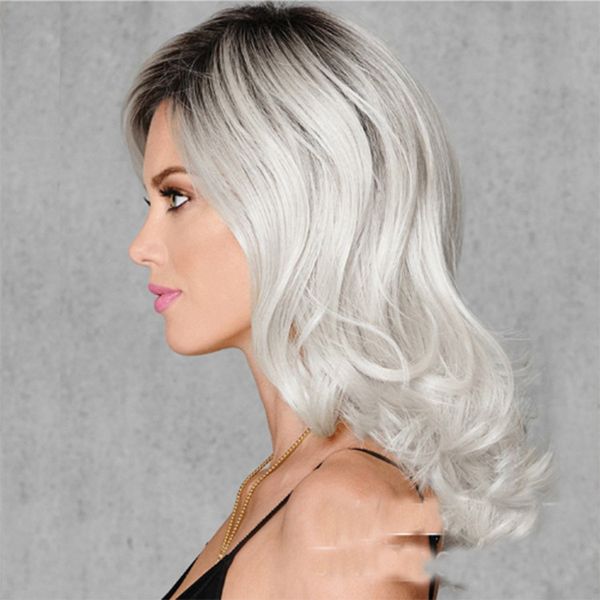the new fashion features short curly hair, silver-dyed wig, lifelike day party, role-playing wig, headband, Black
the new fashion features short curly hair, silver-dyed wig, lifelike day party, role-playing wig, headband, Black