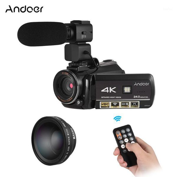 Andoer Profesional Video Camera Portable Fotografica WIFI Digital Video Camera 4K Camcorder DV Recorder Camcorder Kamera1
Andoer Profesional Video Camera Portable Fotografica WIFI Digital Video Camera 4K Camcorder DV Recorder Camcorder Kamera1