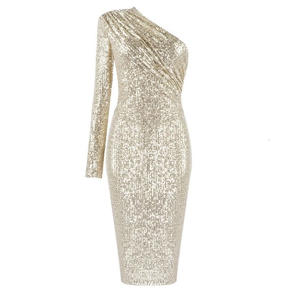 2021 new sequins beading one shoulder slim body midi high waist women party vestidos z8h5, Black;gray
2021 new sequins beading one shoulder slim body midi high waist women party vestidos z8h5, Black;gray