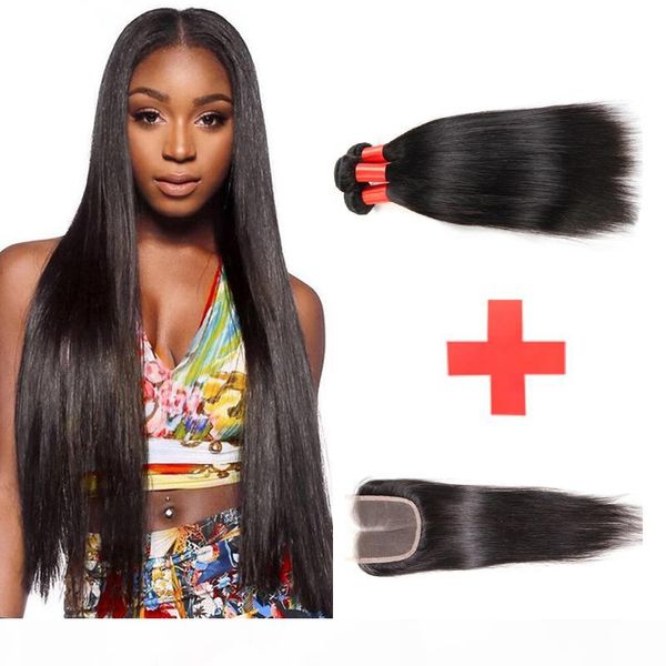 3 bundles peruvian straight virgin hair with lace closure 100% unprogressed human hair extensions, Black
3 bundles peruvian straight virgin hair with lace closure 100% unprogressed human hair extensions, Black