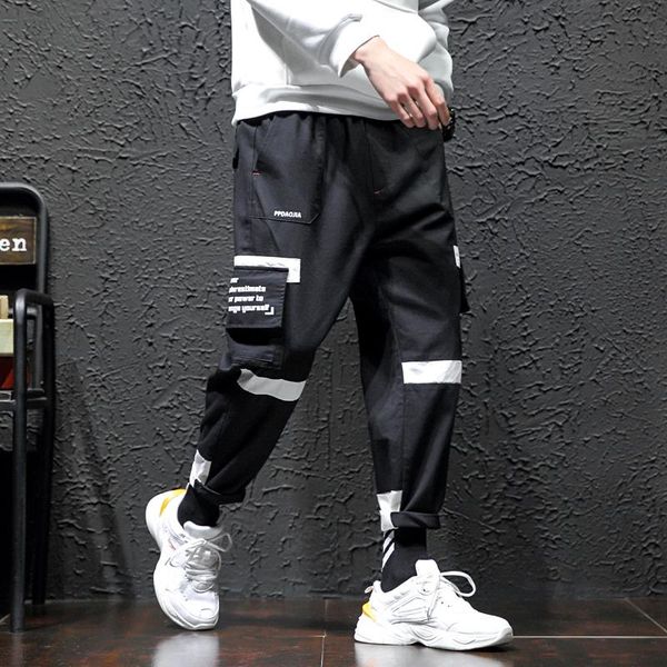 cotton men color blcok streetwear cargo pants 2020 autumn mens hip hop joggers pants male fashions sweatpants plus size overalls, Black
cotton men color blcok streetwear cargo pants 2020 autumn mens hip hop joggers pants male fashions sweatpants plus size overalls, Black