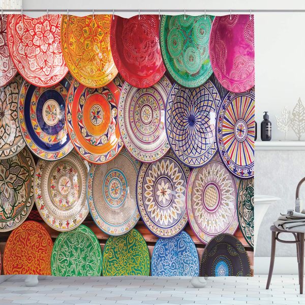 moroccan shower curtain traditional handcrafted colorful plates sat the market in marrakesh bathroom curtains decor set
moroccan shower curtain traditional handcrafted colorful plates sat the market in marrakesh bathroom curtains decor set
