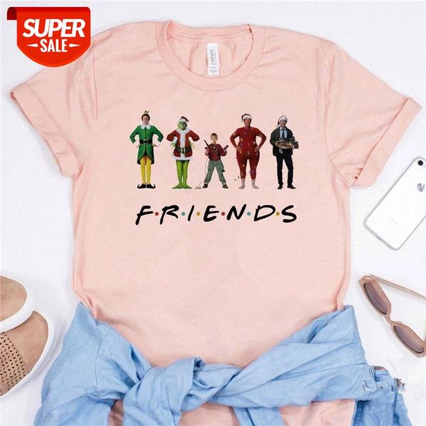 zogankin female christmas harajuku style cartoon tshirts funny friends letters tv show women pink t-shirt girls #w76y, White
zogankin female christmas harajuku style cartoon tshirts funny friends letters tv show women pink t-shirt girls #w76y, White