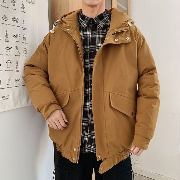 winter thick jacket men's parka warm fashion casual hooded coat men streetwear wild loose korean short coat mens clothes m-5xl, Black
winter thick jacket men's parka warm fashion casual hooded coat men streetwear wild loose korean short coat mens clothes m-5xl, Black