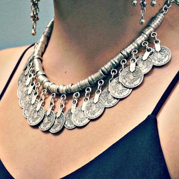 женщины стильная довольно boho мода этнического себе bib подвеска воротник choker монета ожерелье nov99, Golden;silver
женщины стильная довольно boho мода этнического себе bib подвеска воротник choker монета ожерелье nov99, Golden;silver