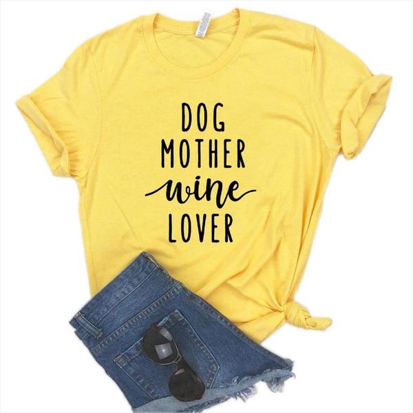 dog mother wine lover print women tshirt cotton funny t shirt gift for lady yong girl street tee 6 colors 19, White
dog mother wine lover print women tshirt cotton funny t shirt gift for lady yong girl street tee 6 colors 19, White