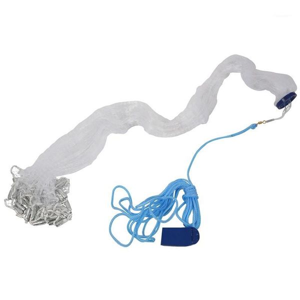 fishing accessories 8ft 2.4m net bait easy throw hand cast 3/4 inch strong nylon mesh + sinker1
fishing accessories 8ft 2.4m net bait easy throw hand cast 3/4 inch strong nylon mesh + sinker1