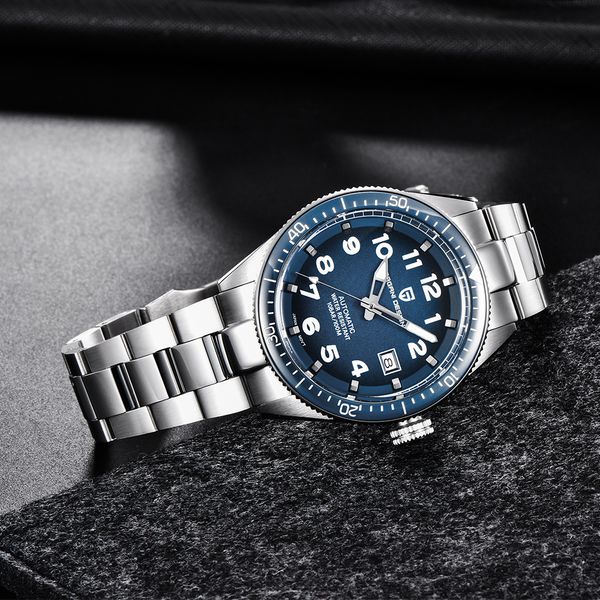 Mayforest Design Luxury Business Sport Mechanical Wristwatch Brand Men Watches Automatic Stainless Steel Waterproof Watch Men, Slivery;brown
Mayforest Design Luxury Business Sport Mechanical Wristwatch Brand Men Watches Automatic Stainless Steel Waterproof Watch Men, Slivery;brown