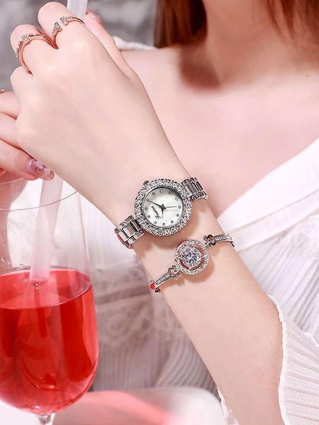 watch fashion 2020 bracelet drainage fasina two piece quartz watch set women watch d7k3, Slivery;brown
watch fashion 2020 bracelet drainage fasina two piece quartz watch set women watch d7k3, Slivery;brown