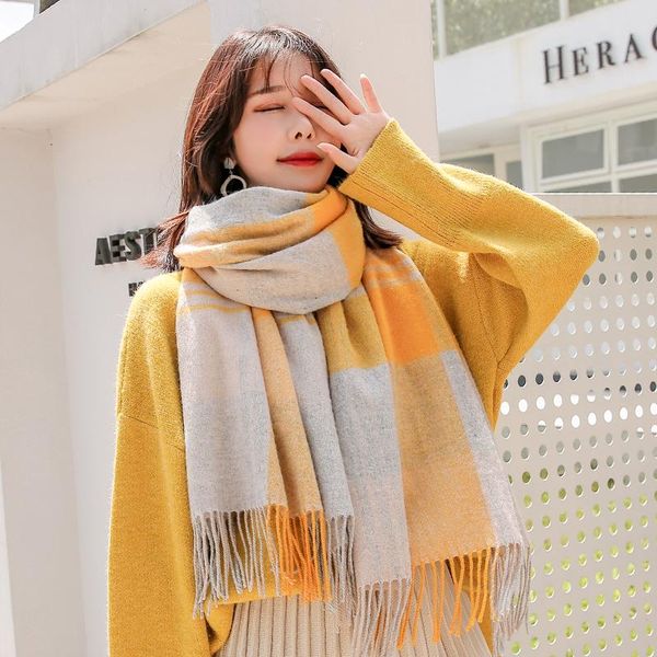 yellow plaid wool scarf winter women 2021 fashion scarves lattice shawls and wraps for ladies large plaid scarf stole, Blue;gray
yellow plaid wool scarf winter women 2021 fashion scarves lattice shawls and wraps for ladies large plaid scarf stole, Blue;gray