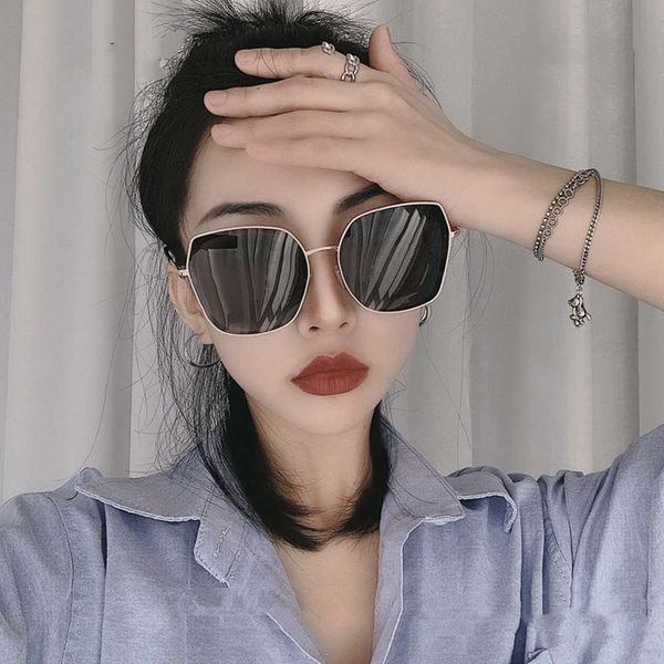 polarized new sunglasses large frame irregular women's big face show thin net red korean polygonal sunglasses couple glasses, White;black
polarized new sunglasses large frame irregular women's big face show thin net red korean polygonal sunglasses couple glasses, White;black
